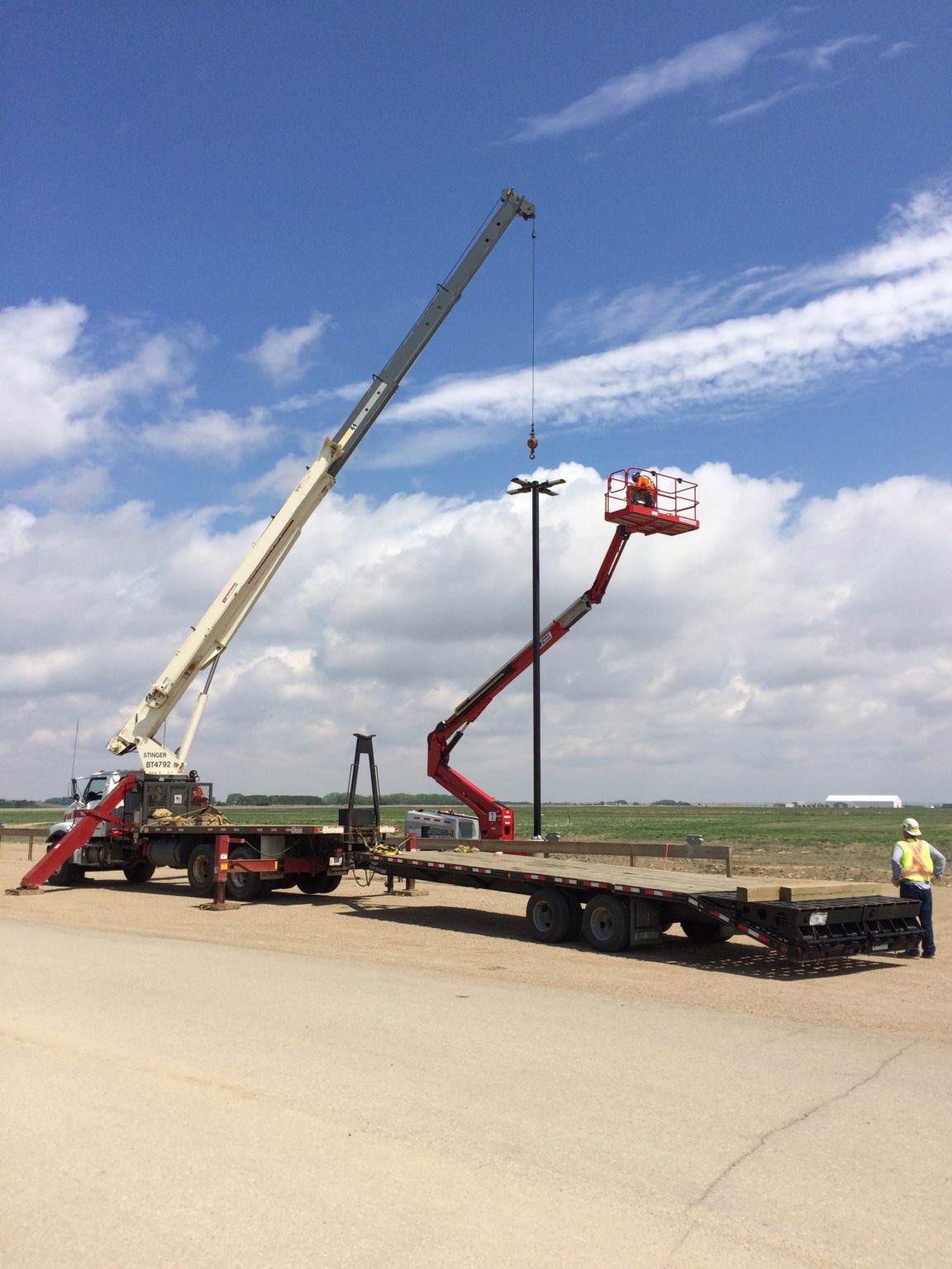 Light Pole Installation KDM Constructors